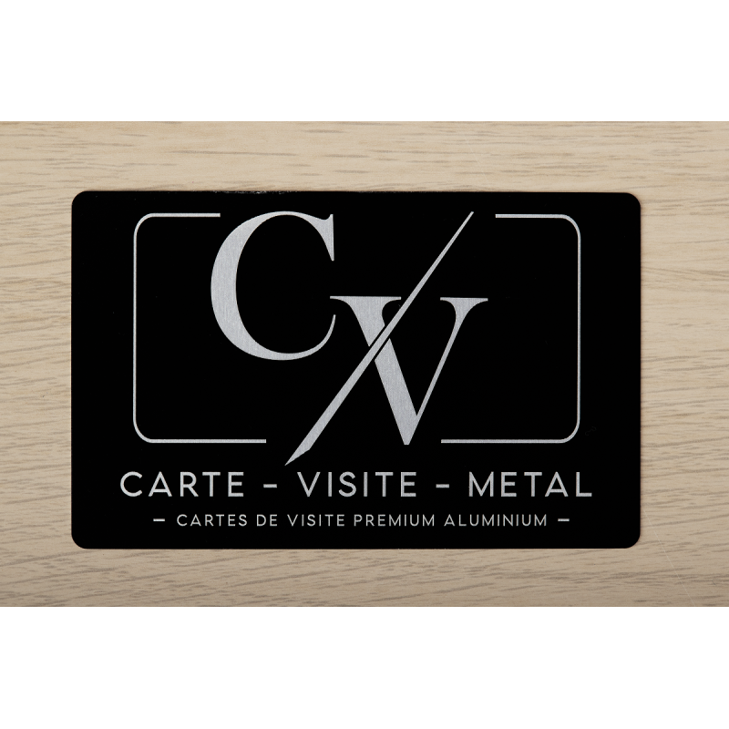 Carte de Visite Métal Premium